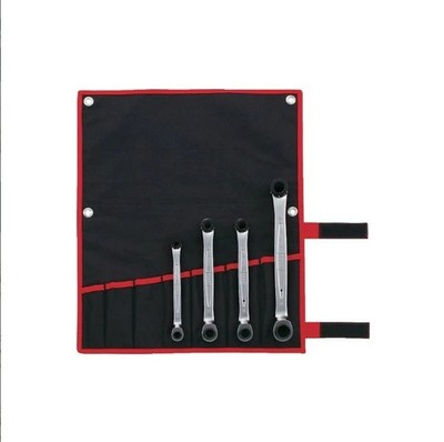 TONE RM75A400 75° Double Ratcheting Box Wrench Set Deep Offset 4pc JP NEW