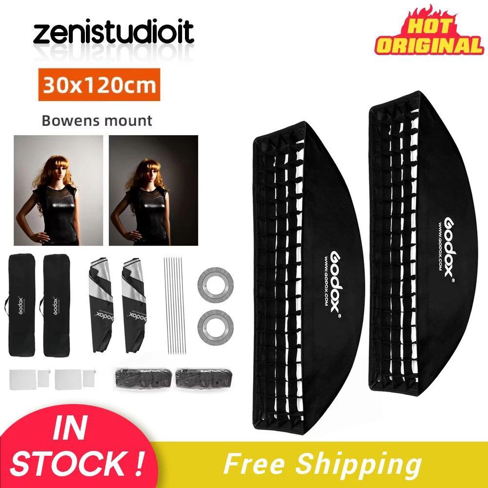 NS16S Rectangular Softbox | Softbox For Light 12"x47"/ 30x120cm