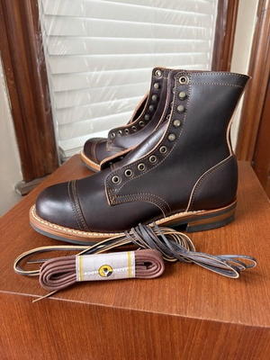 #ad NEW w BOX CUSTOM ORDER TRUMAN 7.5EE BROWN DOUBLE SHOT UPLAND BOOT 7.5 EE $400.00