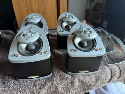 6 Pc (4) Set Mirage NanoSat 5PB-1 Speakers - (2) MK HT Used Good Shape See Pics