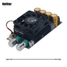 600W Active Power Amplifier Board 1-CH with Integrated Potentiometer ZK-6001