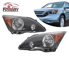 Black For 2007-11 Honda Crv Cr-v Headlights Headlamps Replacement Leftright Black For 2007-11 Honda Crv Cr-v Headlights Headlamps Replacement Leftright