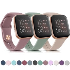 Silicone Watch Band For Fitbit Versa Versa 2/Versa 3/Versa 4 Strap Sport Wristba