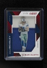 2015 Panini Clear Vision Clear Cloth Jerseys Prime /25 Cole Beasley #CC-CB 4mn
