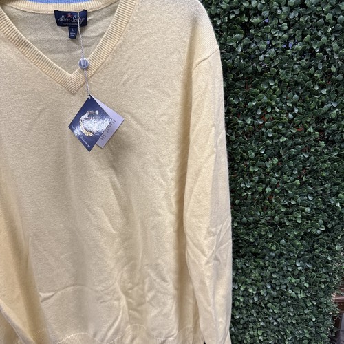 Allen Solly Kaschmir Pullover Gelb Gr. L Neu Mit Etikett - Bild 8 von 21