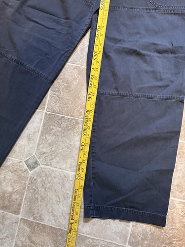 Pantalones grandes de sarga cargo holgados estructura Y2K vintage - Imagen 5 de 6