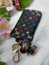 black colorful luxury coin purse