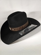 Cody James 3X Wool Blend Cowboy Hat Black w/feather, Men  s Size 6 3/4