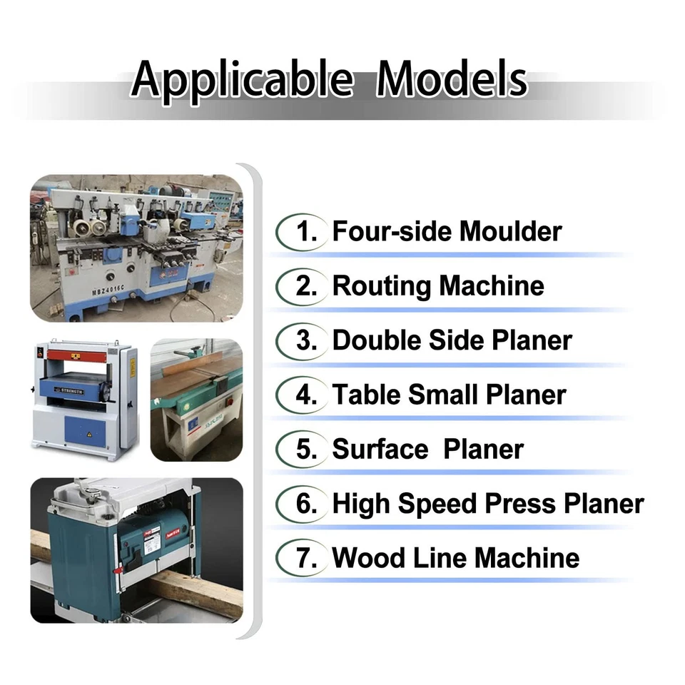 Planer Blades Knives for Delta 22-540 22-547 TP300 Grizzly G8794 Wood Planers... - Image 3 of 4