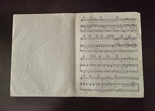 1975 COSA HO FATTO PER AMORE Linea Coro Spartiti Musicali Vintage Da Collezione - Foto 8 di 10