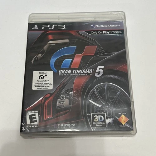 Gran Turismo 5 (Sony PlayStation 3, 2010) PS3 Video Game Complete Tested !
