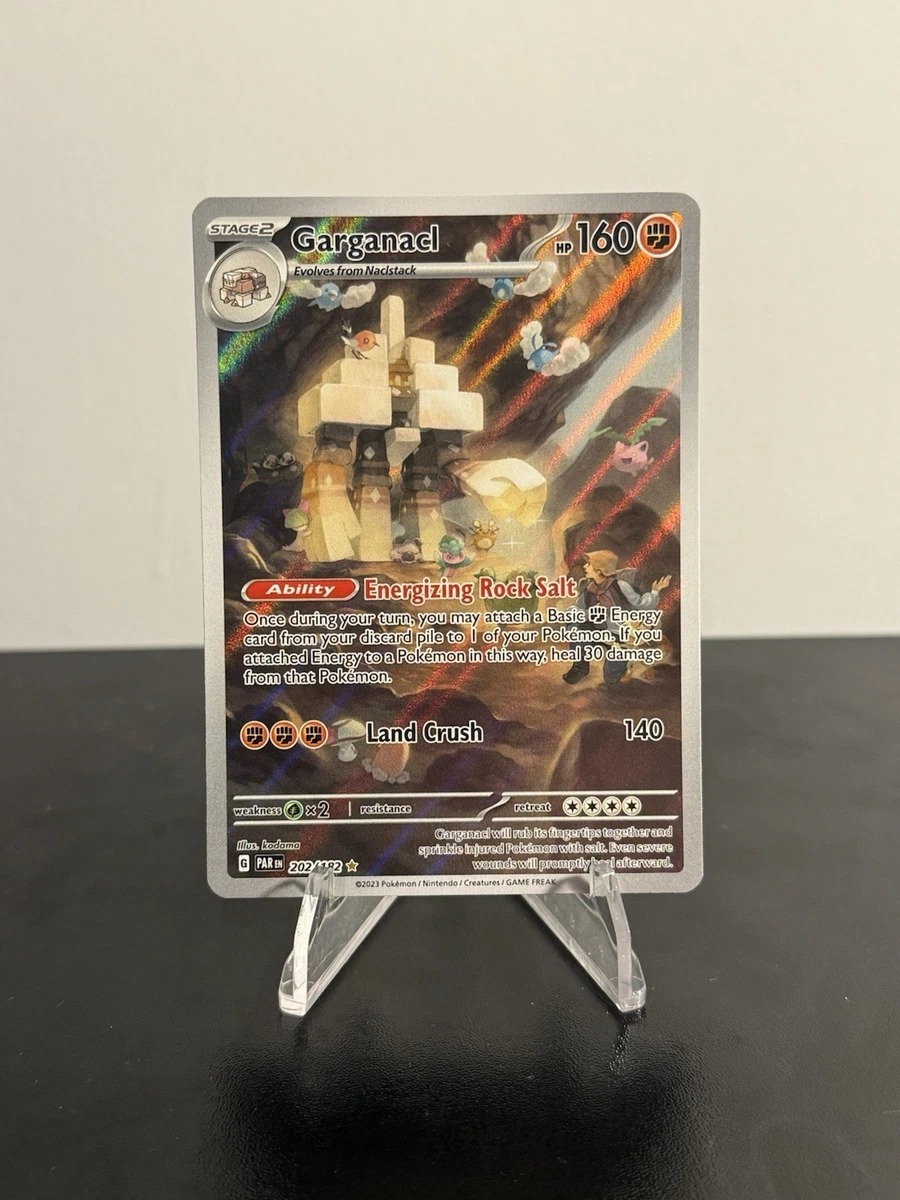 garganacl pokemon card value 2023 Pokmon Scarlet & Violet Paradox Rift #202/182 SGC 9.5 Gx2 / None / 3 Artist Garganacl 147 is not worth