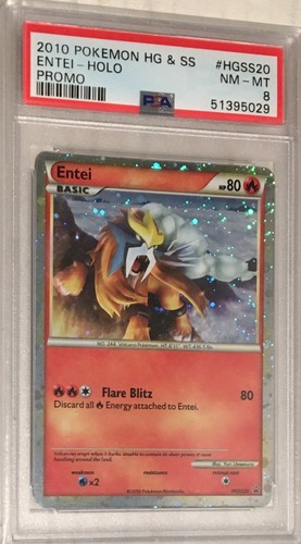 Entei graded PSA 8 for sale on eBay