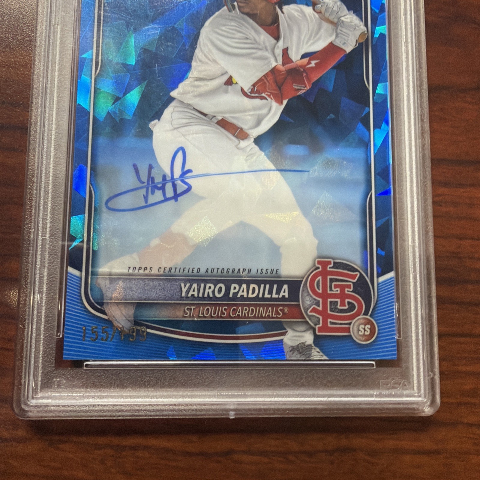 2025 Bowman Chrome Sapphire Edition - Prospects Autographs Yairo Padilla... view 6