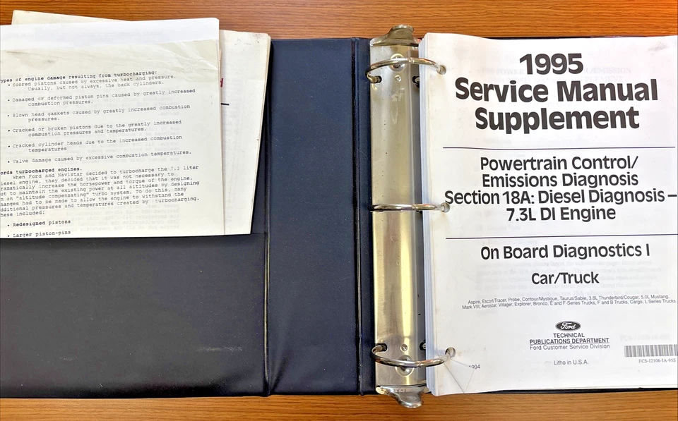 Ford 1992 libro fuente de carros y camionetas concesionario álbum libro 1 carpeta de 3 anillas - usado en excelente estado Foto 4 de 4