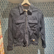 Timberland PRO Series Workwear Jacket Mens Medium Black Zip Utility Work Coat