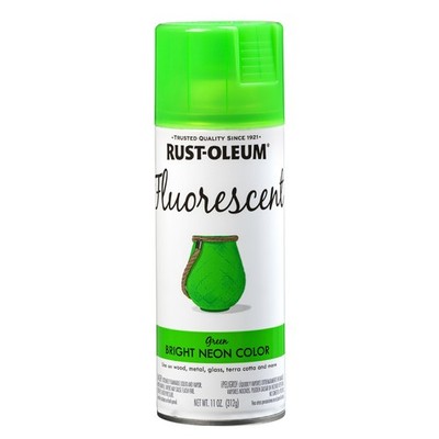 Rust-Oleum 342417 Specialty Fluorescent 11 oz (Pack of 1), Green