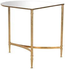Home Collection Nevin Gold Accent Table