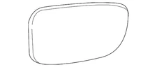 Genuine Mazda Mirror Glass TK71-69-1G7