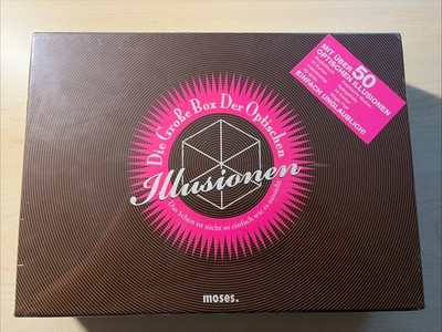 Die Große Box Der Optischen Illusionen von Moses über 50 Illusionen NEU
