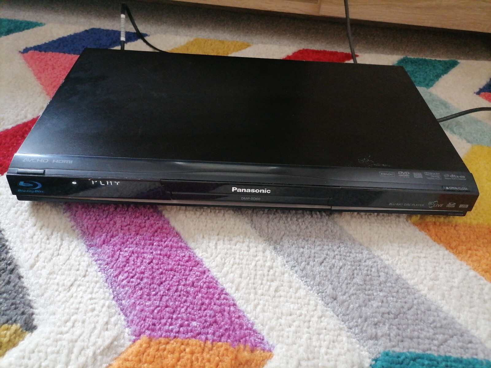 Panasonic DMPBD60 Bluray Player with Remote tested see description eBay