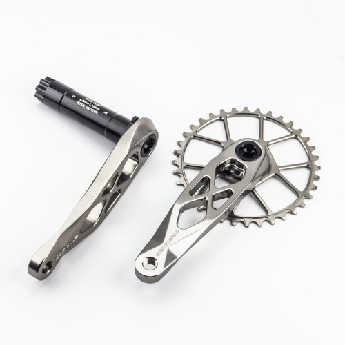 Guarnitura MTB DH AM XC 165/170/175mm Trail Enduro Bici Pranella 34 36T Catena - Foto 34 di 46