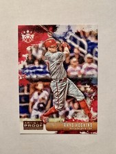 2019 Panini Diamond Kings Baseball RHYS HOSKINS ARTIST PROOF! Phl PHILLIES No.89