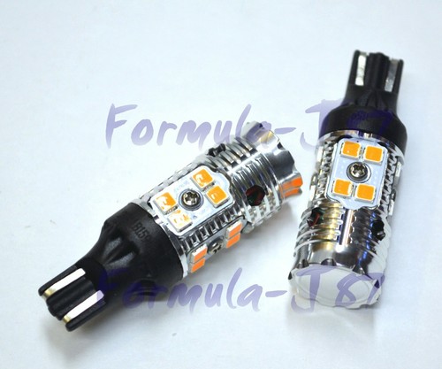 Canbus Error Free LED Light 916 Amber Two Bulb Rear Turn Signal Replace Upgrade - Picture 4 of 12