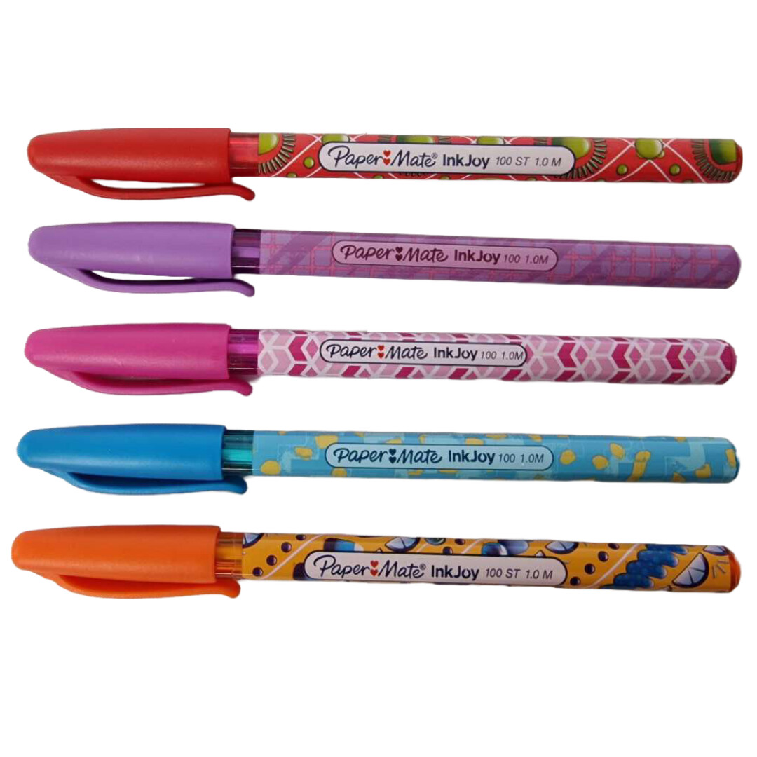 20 Papermate Inkjoy Ballpoint Pens Medium Point Smooth Ink Assorted
