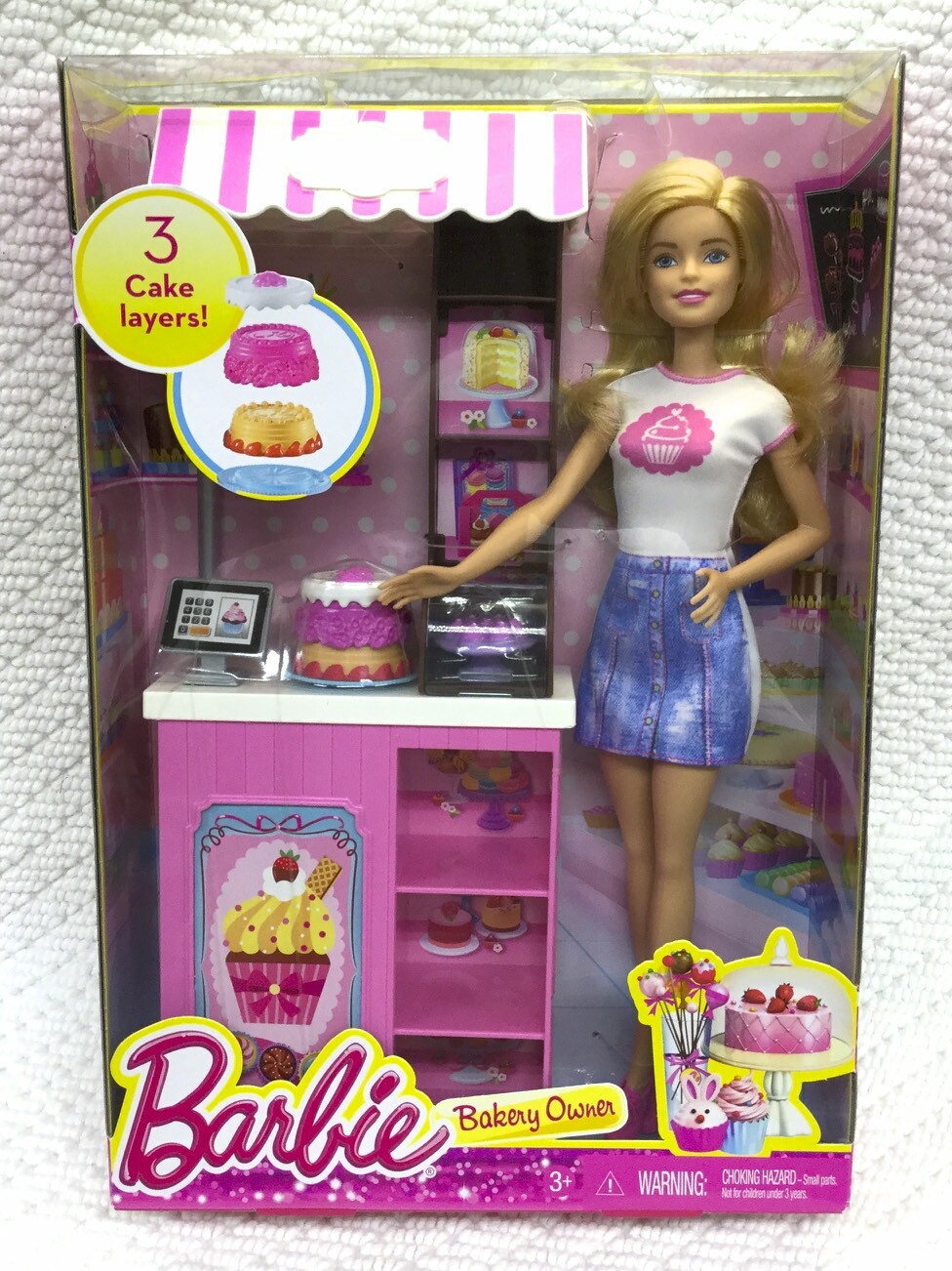 barbie bakery playset