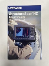Lowrance Structure Scan HD Sonar Imaging Operator Manual Instructions OEM 2012