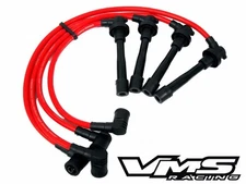 VMS RACING 96-00 HONDA CIVIC D16 SOHC 10.2MM 10.2 MM SPARK PLUG WIRES SET RED