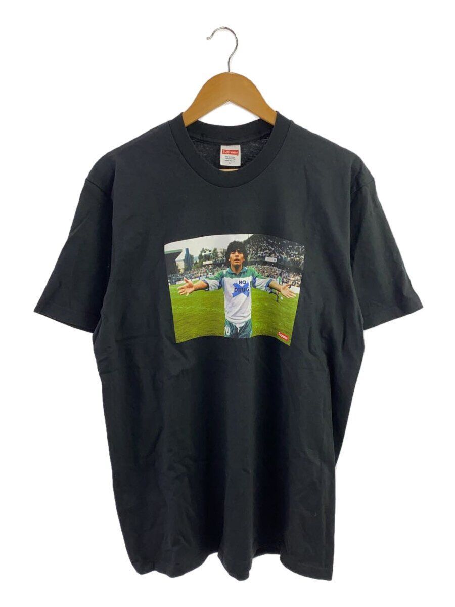 Supreme Tee 24SS Maradona L Cotton Black Used | eBay