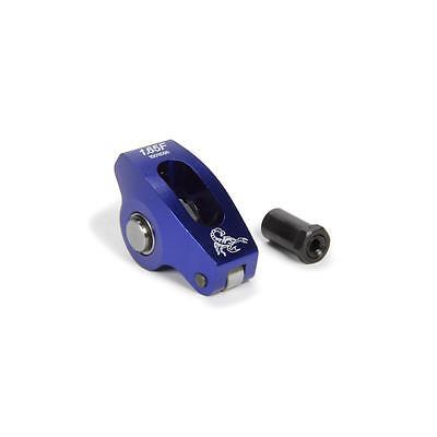 Scorpion 1061-1, One Blue Aluminum Sbf Roller Rocker Arm 1.65 Ratio 7/16 Stud