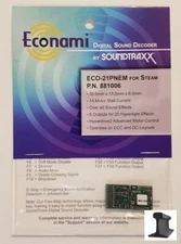 SoundTraxx ~ Econami ~ ECO-21PNEM ~ 21 Pin Steam ~ DCC Sound Decoder ~ 881006