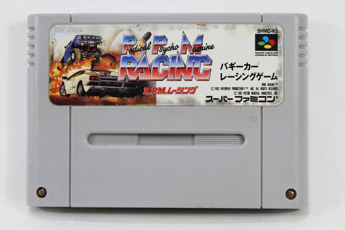 RPM Radical Psycho Machine Racing SFC Nintendo Super Famicom SNES