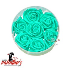 Fake Roses Artificial Flowers - Pack of 50 Artificial Roses without stem 6 cm