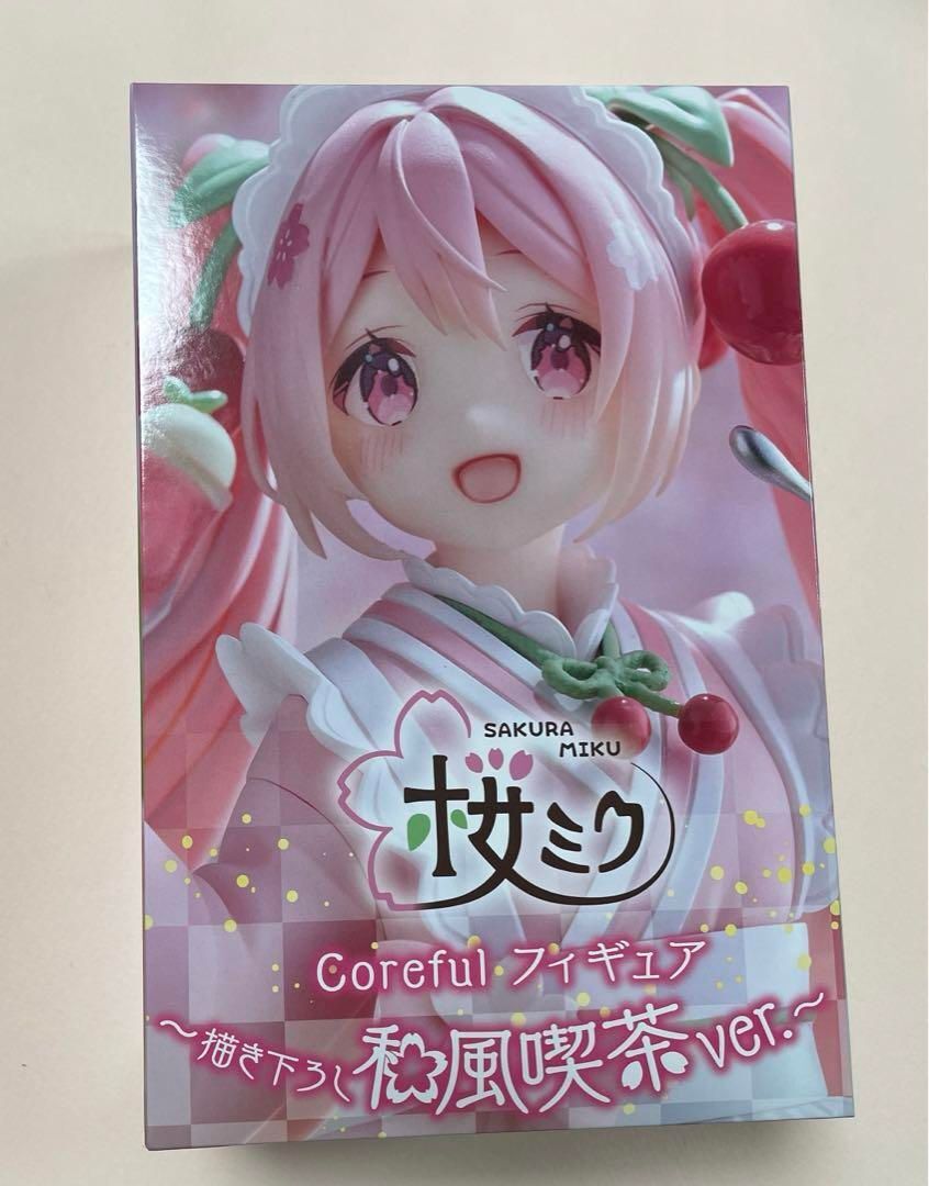 Hatsune Miku Coreful Figure Sakura Wafuu Kissa ver. TAITO