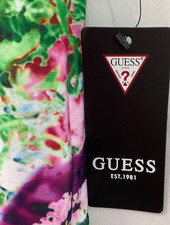 Guess Bodycon Dress Womens Size 8 Multicolor Sleeveless Lined