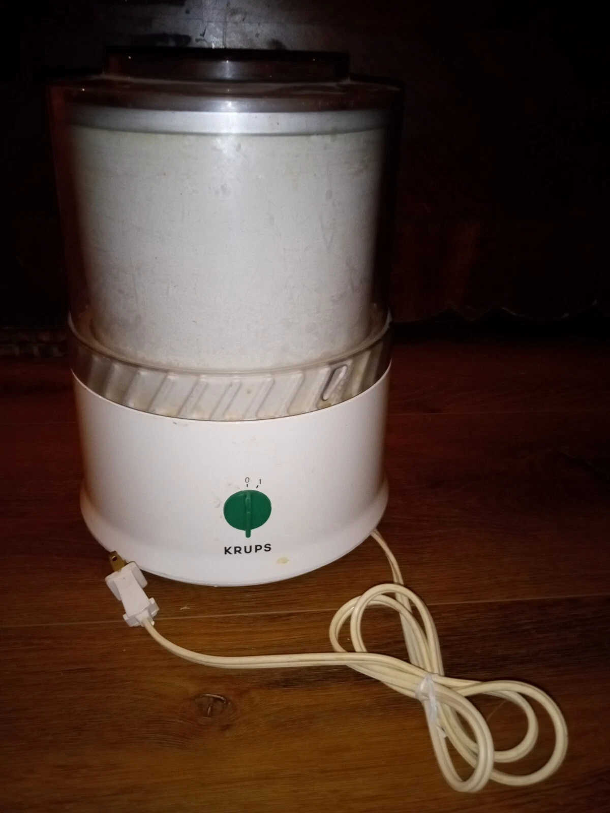 COMPLETE USED Krups La Glaciere 1-Quart Automatic Ice Cream Maker Model 337