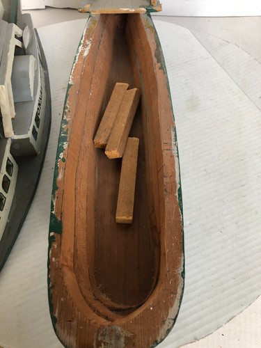 Vintage ONNalinda Wooden Model boat 24" long in great condition - Picture 16 of 19