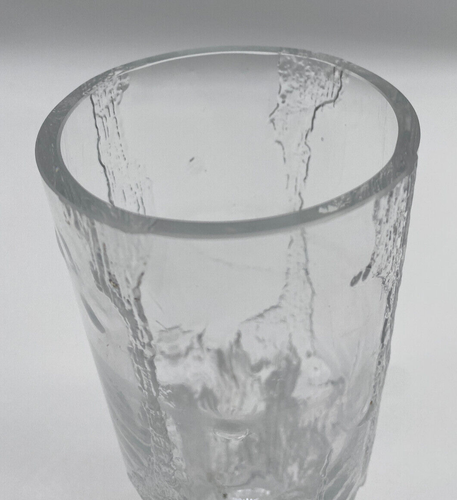iitalla Signed Tapio Wirkkala Minerva 1970s Scandinavian Art Glass Vase - Picture 6 of 12