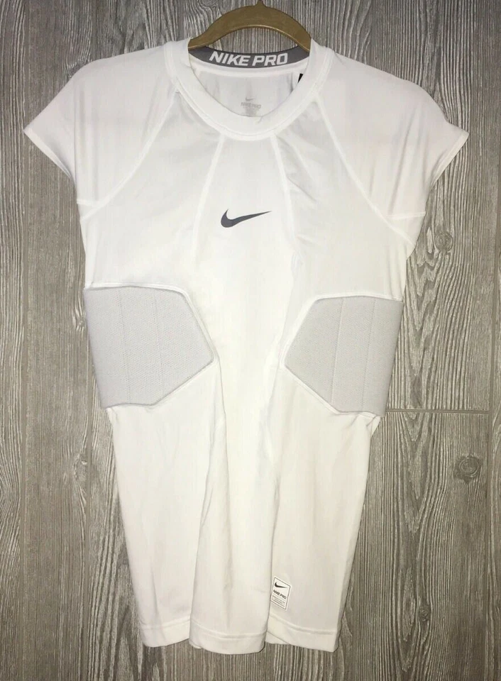 NIKE Pro Combat Hyperstrong Compresión 2 Almohadillas Acanaladas Camisa de Fútbol NUEVA Para Hombres Talla 2XL Foto 3 de 4