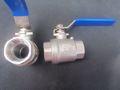 1pc Stainless Steel Ball Valve 3/4'' npt Shut Off Full Port BV-FP-075
