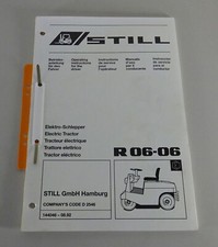 Betriebsanleitung / Handbuch Elektro Schlepper R 06-06 Stand 08/1992