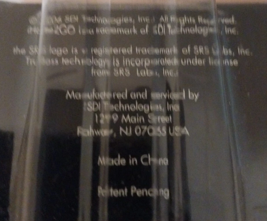 iHome 2GO iHM1 Speaker System 4 Nano Stereo Sound RARE 976 White 2006 MERVYNS US - Image 4 of 4