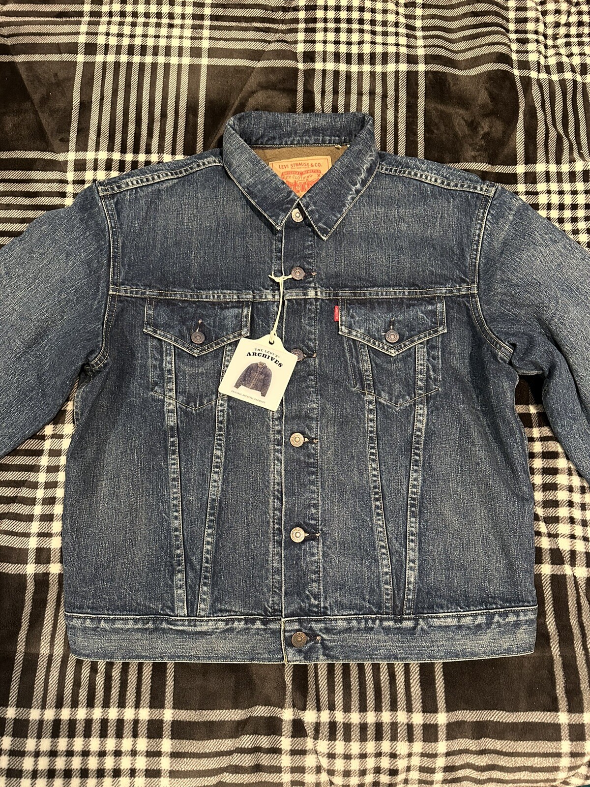 LEVIS VINTAGE CLOTHING LVC LOT 559 BLANKET-LINED