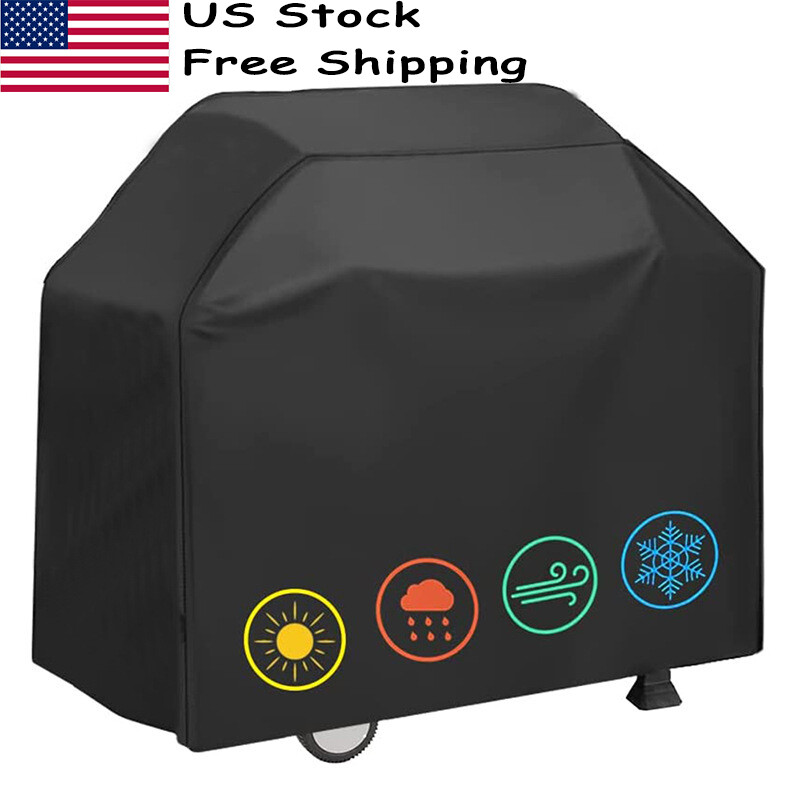 BBQ Gas Grill Cover Barbecue Waterproof Outdoor Heavy Duty UV Protection 57 Inch