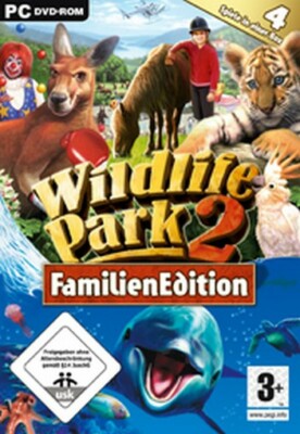 WILDLIFE PARK 2 + CRAZY ZOO + MARINE WORLD + RANCH familien Edition GuterZust.