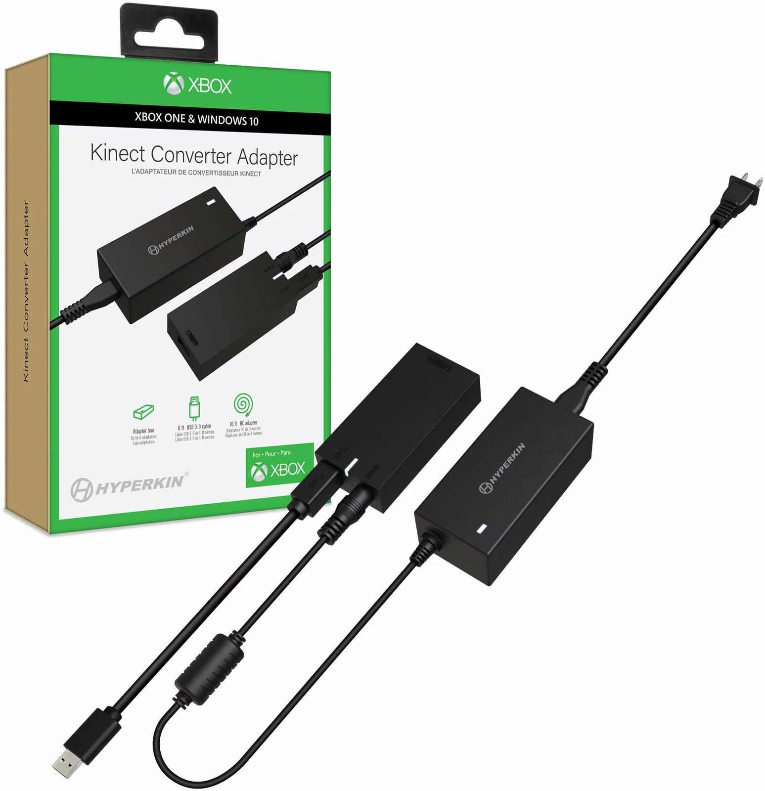 Retentie creatief Prelude Hyperkin Kinect Converter Adapter for Xbox One S, Xbox One X, and Windows  10 PCs 810007710952 | eBay